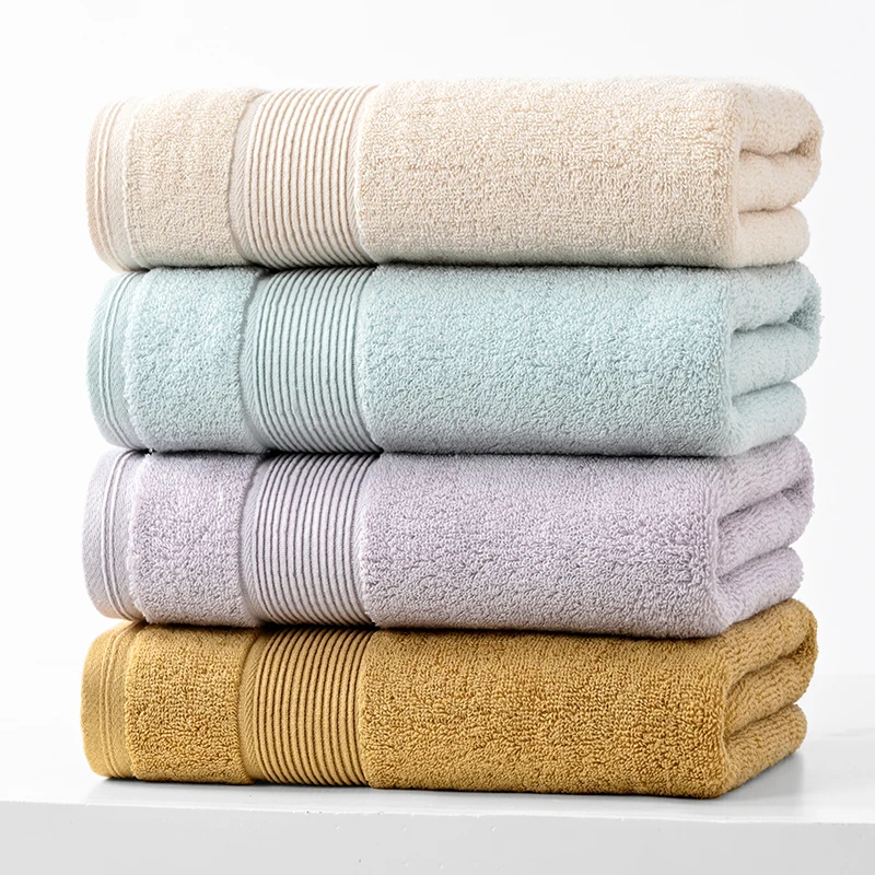 1/3PCS Bathroom Shower 100% Cotton 50X100CM Children's Bath Towel for Home Beach Thickened Soft Absorbent Adult Sports Face Towe 2