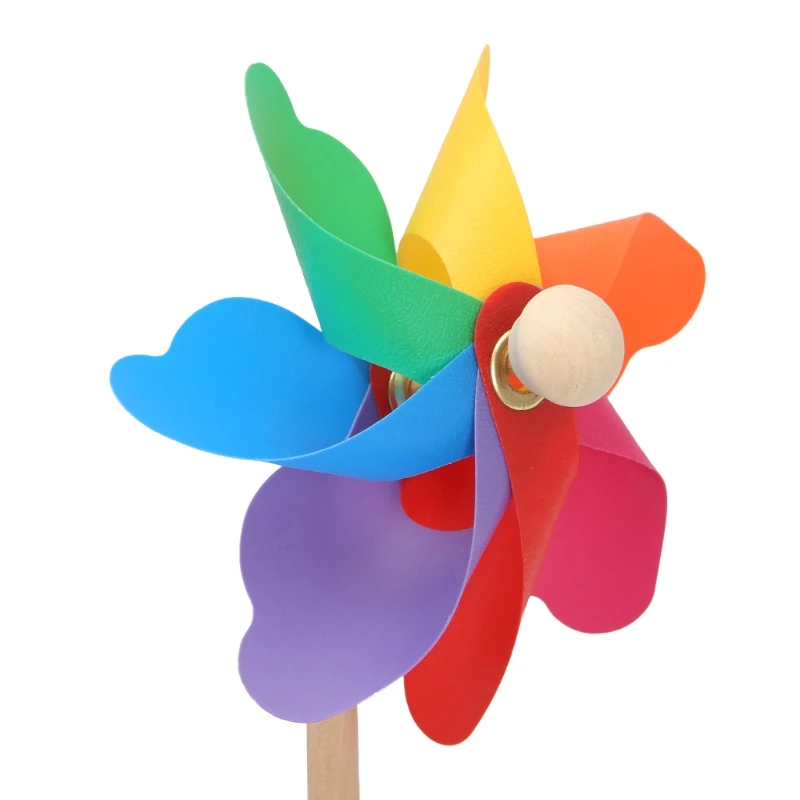 Colorful Windmill Wind Spinner Pinwheels Home Garden Yard Decoration Kids Windmill