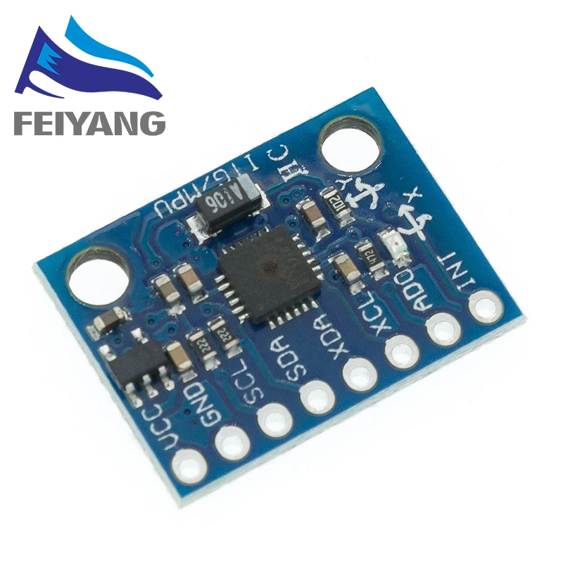 GY-521 MPU-6050 MPU6050 Modul 3-Achsen-Analog-Gyro-Sensoren + 3-Achsen-Beschleunigungsmessermodul – Detail 4