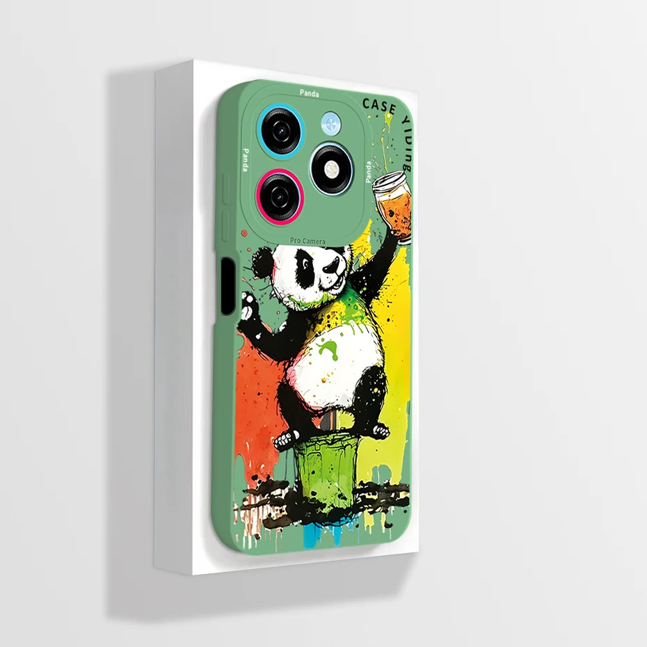 Cute Cartoon Astronaut Square Liquid Silicone Soft Protective Phone Cover in Fun Colors