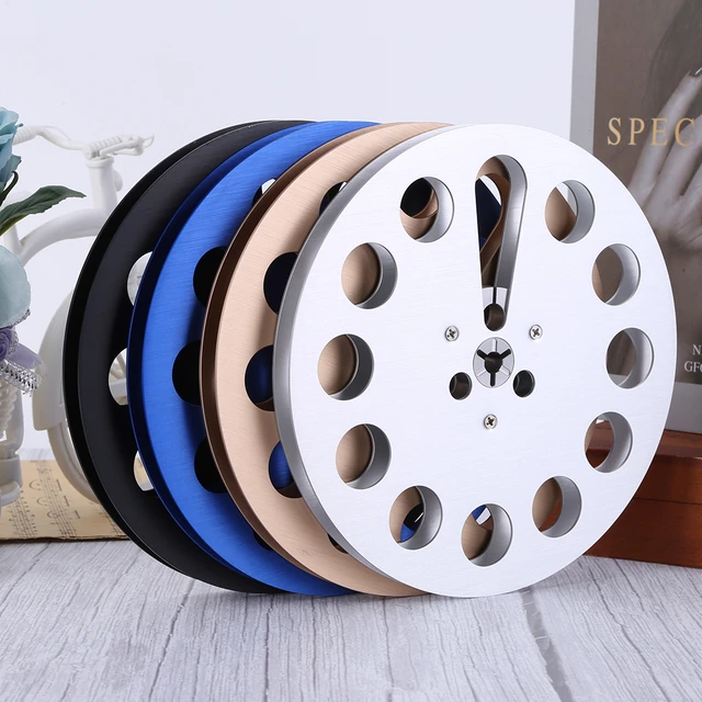  7 Inch Aluminum Alloy Takeup Reel with 3 Holes for TEAC Reel to Reel  Tape Players (Gold) : Electronics