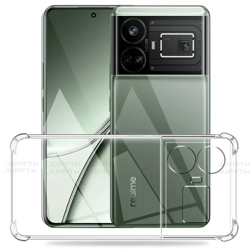 Shockproof Clear Soft Silicone Phone Case - Protective Back Cover Coque