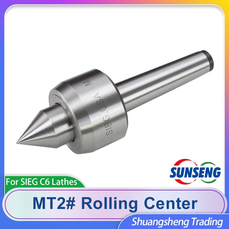 

MT2# Rolling Center/Active top/Active thimble/SIEG S/N:10024 C6/SC6/C4/SC4/C6B/C8/SC8/SM4/M6/SM6/M8/SM8 Live center