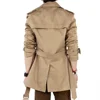 Autumn And Winter Mens Mid-Length Trench Coat Elegant British Solid Color Coat Korean Style Double-Breasted Casual Trench Coat 2