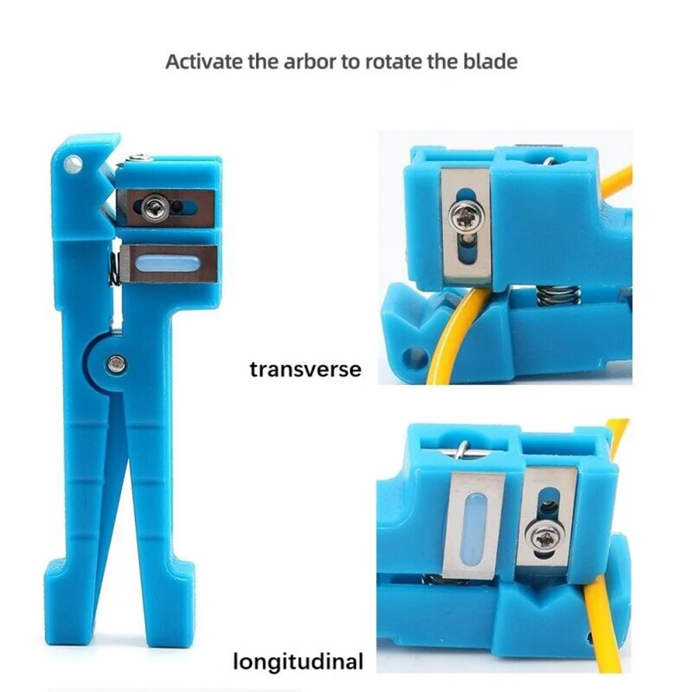 1pc 45-162/163/165 Coaxial Cable Stripper Fiber Optic Stripper Transverse Tube Stripper Fiber Bundle Tube Stripper Accessory