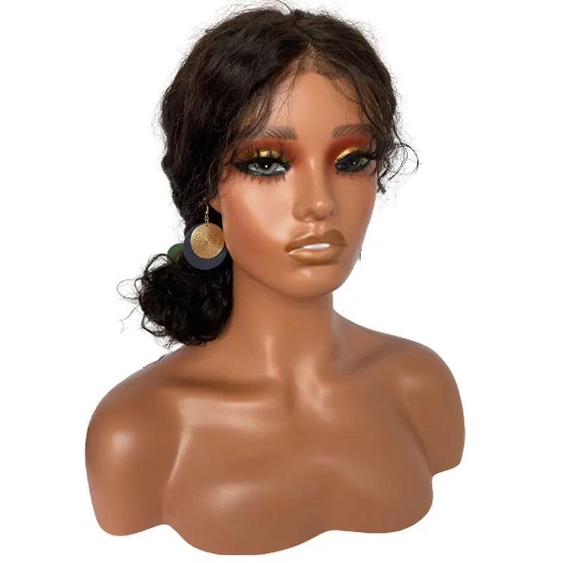 Syren Head Realistic Female Mannequin Head With Shoulder Display