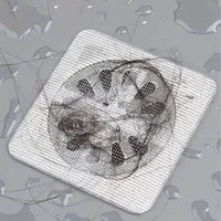 1-20Pcs Disposable Floor Drain Stickers Hair Catchers Anti-blocking Filter Shower Cover Kitchen Bathroom Sink Strainer Stopper 2