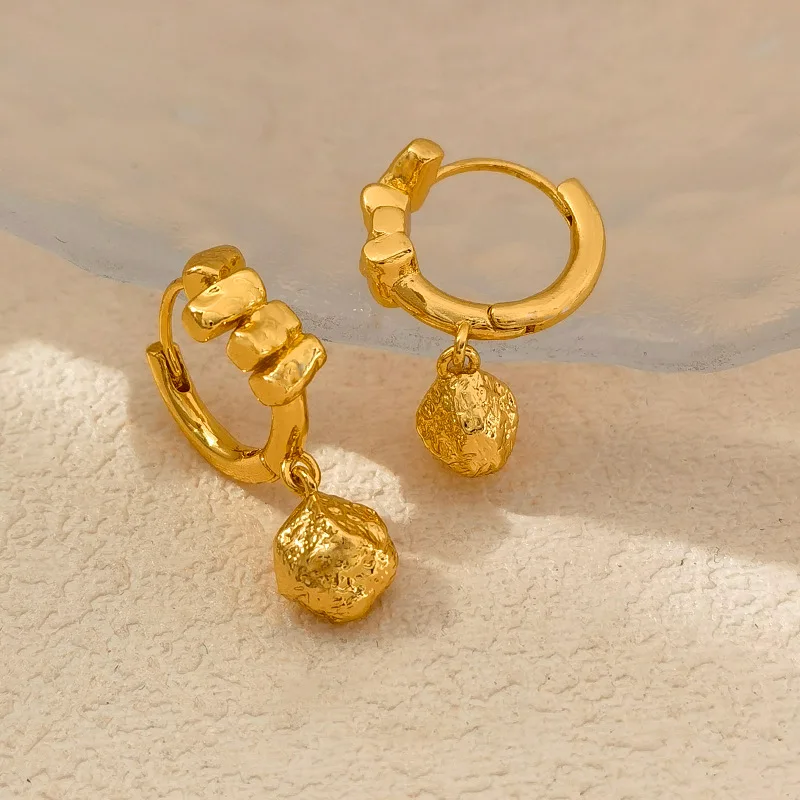 Trendy Jewelry Hot Sale High Quality Brass Gold Color Drop