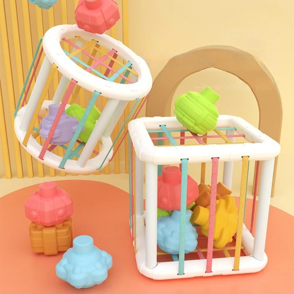 

Baby Montessori Colorful Shape Blocks Sorting Game Learning Educational Toys for Toddler Birthday Gifts Early Educational Toys