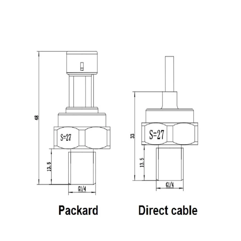 Air Compressor Pressure Transducer G1/4 -14.5-300PSI 0.5-4.5V 5-12VDC Aluminium Shell Ceramic Sensor Pressure Sensor