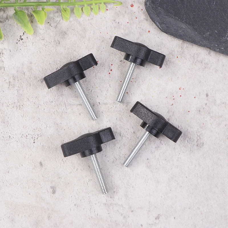 Enhanced Stainless Steel Adjustable Thumb Screws with Z-Shaped Handle and Butterfly Wing Knob