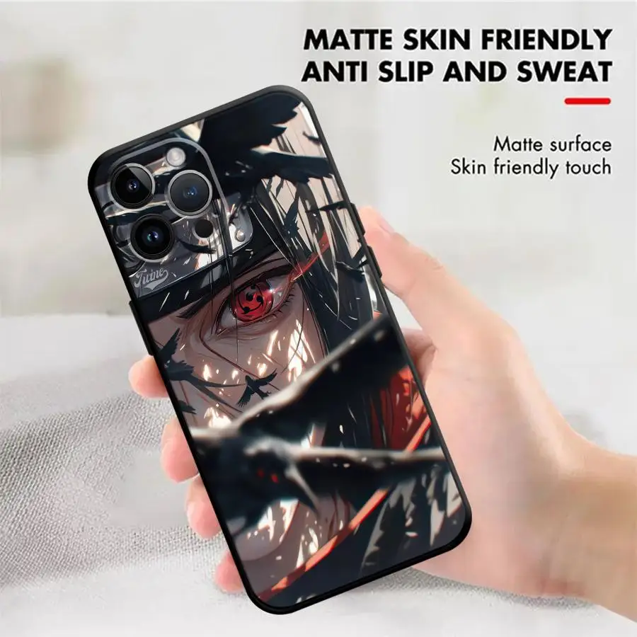 Anime-Inspired Soft Shell Phone Case - Cool Naruto Design