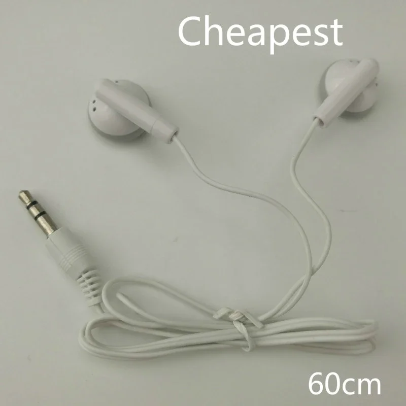 

1000pcs/lot Cheapest Disposable Earphone for Bus or Train or Plane for School Gift One Time Use Factory Wholesale Price Gift