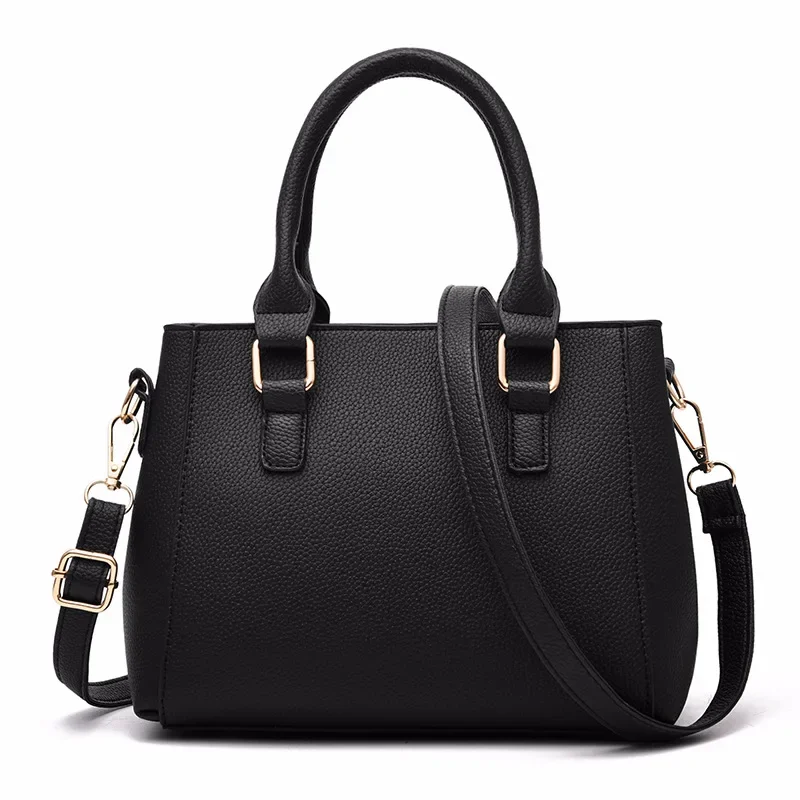 Embroidery Messenger Bags Women Leather Handbags Bags for Women Main Ladies Hair Ball Hand Bag Purse