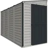 Resin Outdoor Garden Lean to Storage Shed with Foundation Kit 2