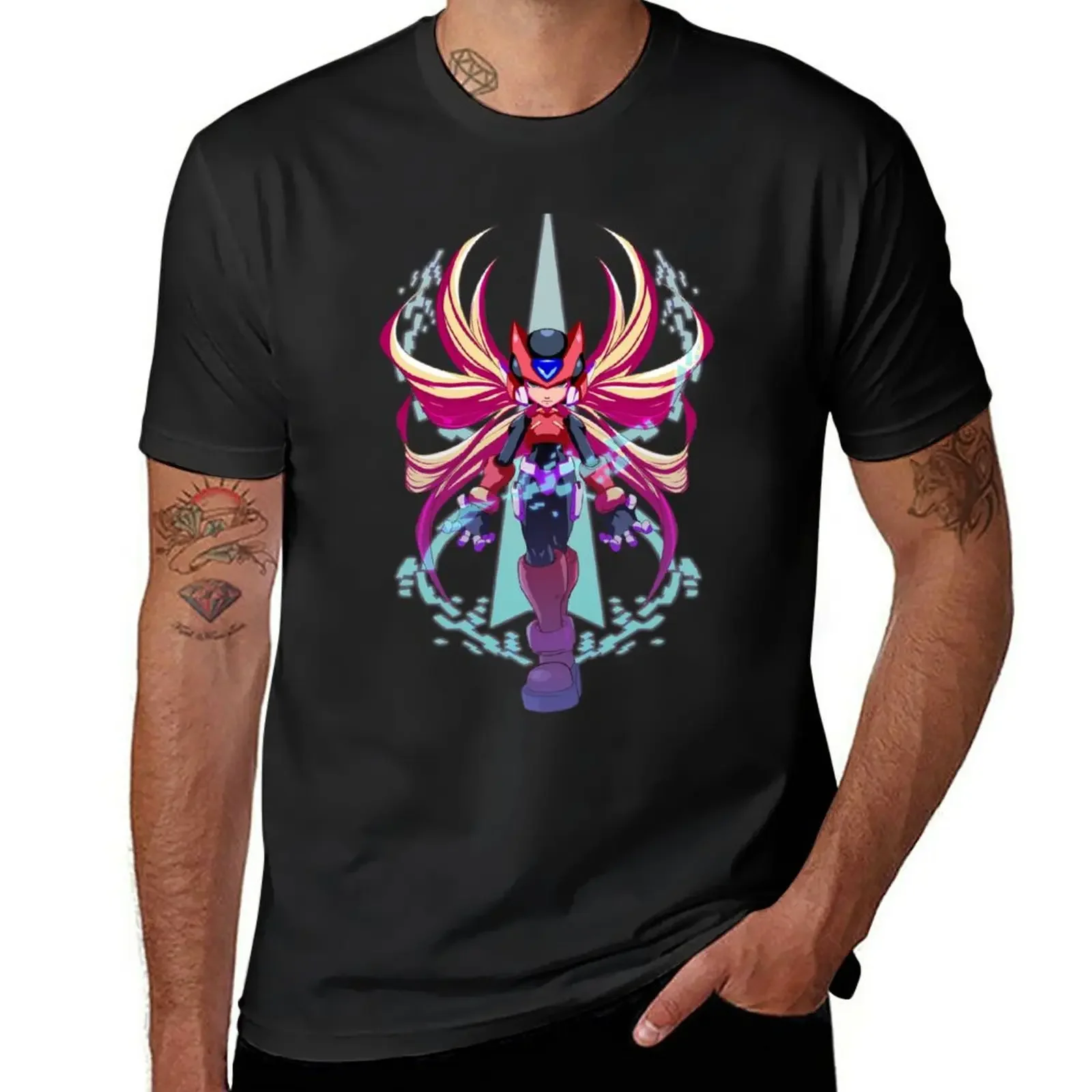 

Megaman Zero T-Shirt blanks sweat sports fans fitted t shirts for men
