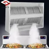 Grace Restaurant Kitchen Appliance Range Hood Stainless Steel Customized Kitchen Island Extractor BBQ Hoods 4
