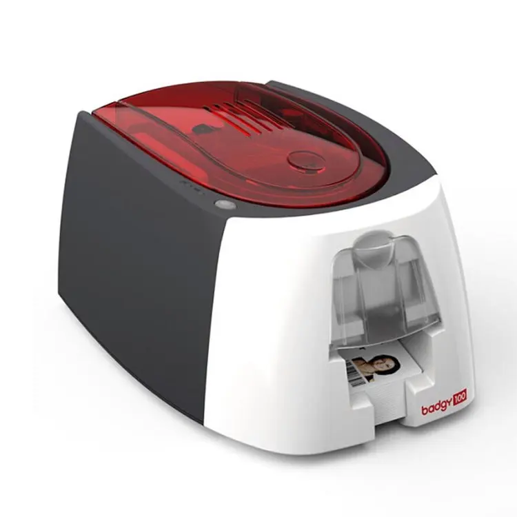 

Оригинальный карточный принтер Evolis Badgy200 для односторонней или двухсторонней печати по доступной цене
