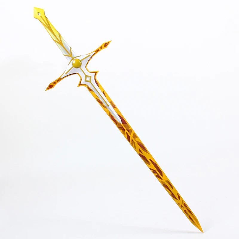 

120CM Genshin Impact Traveler Lumine Aether Cosplay Prop PVC Sword Replica of Weapons for Halloween Carnival Fancy Party Events