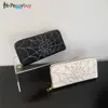 Women Spider Web Zipper Wallet PU Leather Gothic Coin Money Bag Fashion Multi-Use Halloween Trendy Wallet for Girls 1