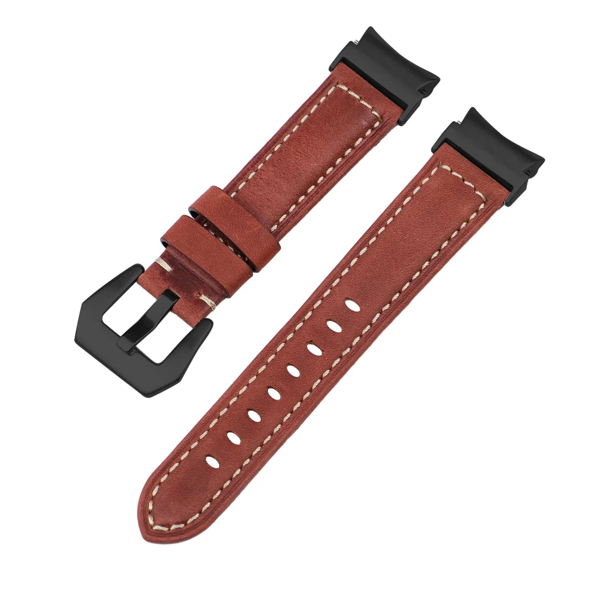 Elegant 20mm Quick Fit Leather Watch Strap