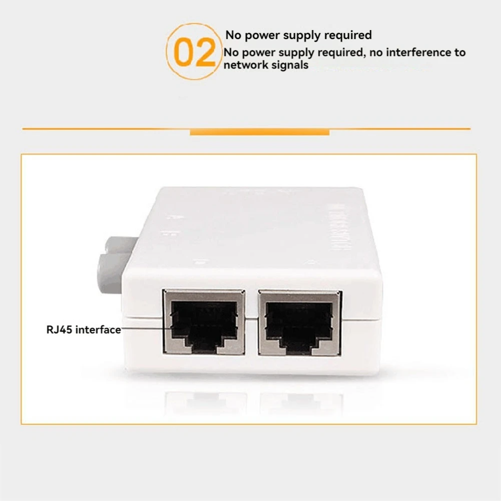 T81C RJ45 분배기 선택 스위치 2포트 네트워크 스위치는 인트라넷 및 엑스트라넷 네트워크 사이를 자유롭게 전환합니다.
