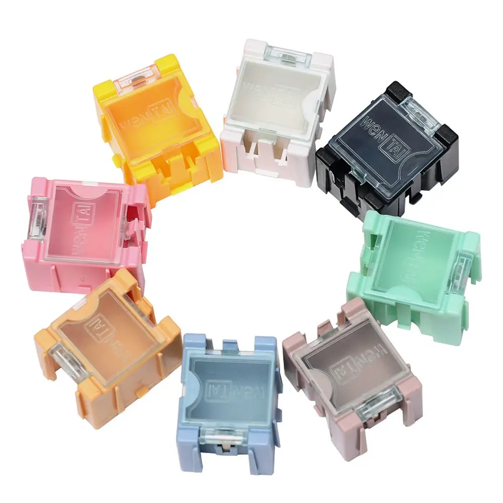 5Pcs Color Smd Smt Component Container Storage Boxes Kit Di Custodia Elettronica Automaticamente Up Patch Box Accessori Per Utensili Elettrici