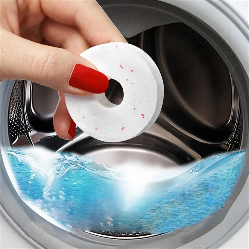 

10Pcs Washing Machine Cleaner Washer Cleaning Detergent Effervescent Tablet Laundry Bathroom Cleaning Supplies