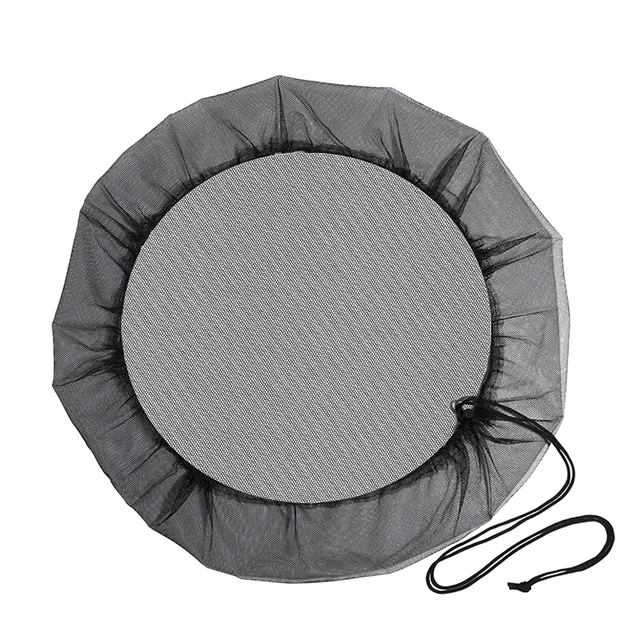 95 Cm-Es Kerti Esőhordó Háló Képernyő Poliészter Esővíz Háló, Állítható Húzózsinór Esés Elleni Levelek Kültéri Kerthez - Image 4