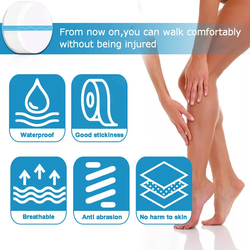 12Pcs Invisible Anti-Chafing Thigh Tapes Unisex Disposable Thigh Pads Body Care Anti-friction Patches Protector Rubbing Stickers anti chafing thigh tapes
