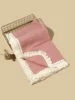Newborn Baby Cotton Muslin Swaddle Blankets Tassel Receiving Blanket New Born Swaddle Wrap Infant Sleeping Quilt Bed Cover 1