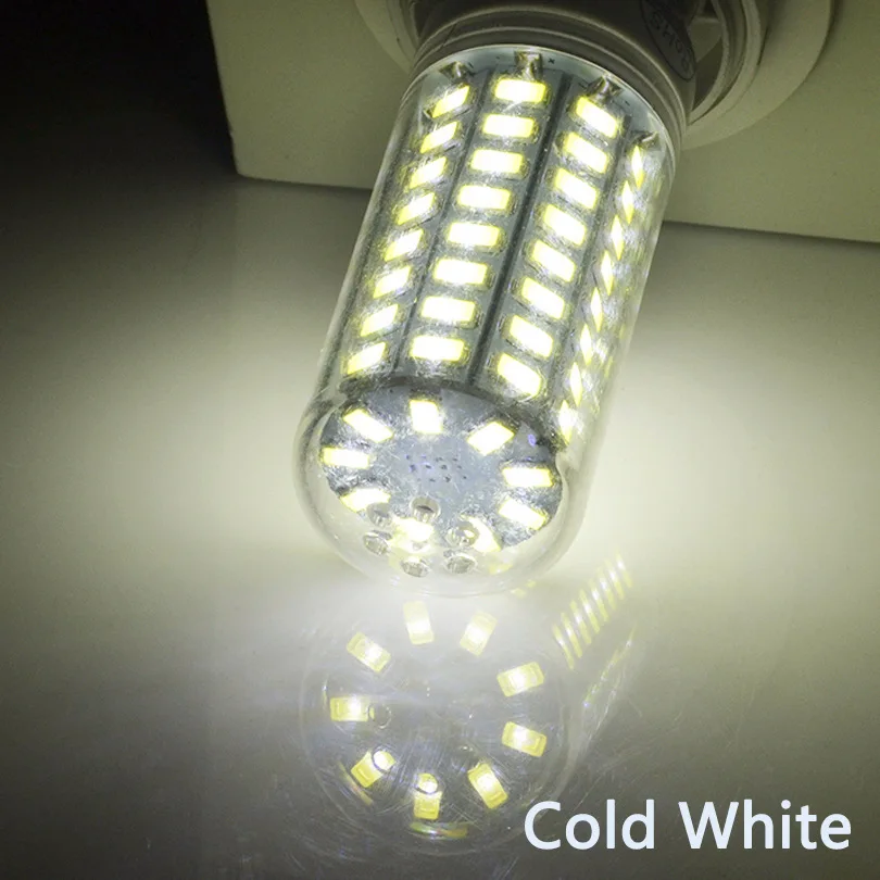220V 110V led 램프 E27 E14 5W 12W 15W 18W 20W 25W 30W SMD 5730 옥수수 전구 220V 110V 샹들리에 LED 촛불 스포트라이트