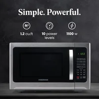 Farberware Countertop Microwave 1100 Watts, 1.2 cu ft - Microwave Oven With Grill Functionality and Child Lock 2