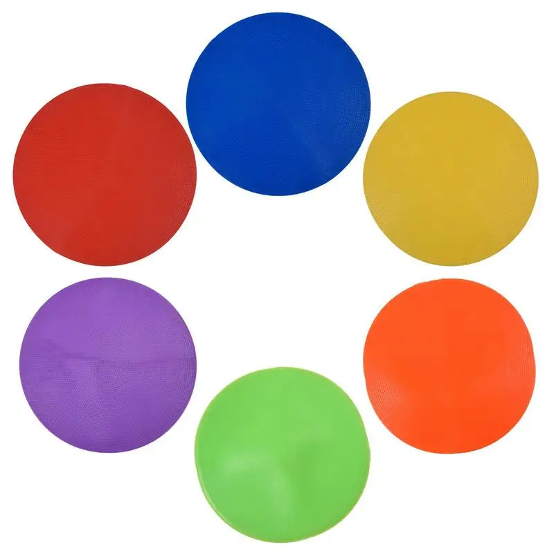 Floor Spot Markers Colorful Spot Markers Flat Cones NonSlip Sports
