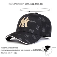 Casquette de Baseball unisexe avec lettres brodées, chapeaux décontractés réglables pour l'extérieur, protection solaire, casquette de sport, printemps et automne 6
