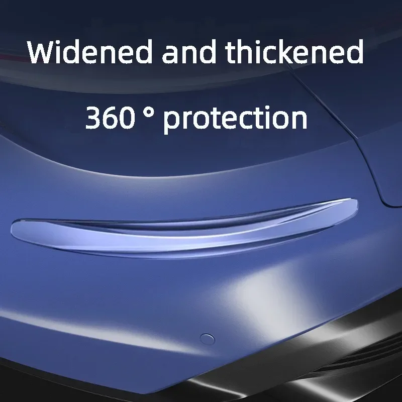 2Pcs Car Door Edge Protector Auto Moulding Trim Guards Anti Scratch Collision Bumper Protection Rubber Crash Bar Strip