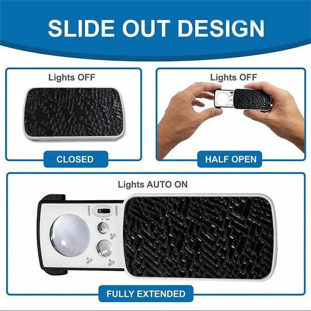LED Light Feature of Magnification Loupe