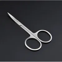 Small Nail Tools Eyebrow Nose Hair Scissors Cut Manicure Facial Trimming Tweezer Makeup Beauty Tool Stainless Steel 2