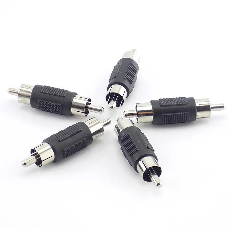 Video Audio Converter 5pcs 10pcs RCA Lotus Head Straight Male Monitoring Audio Adapter RCA Male to Connector video audio converter,audio video cable