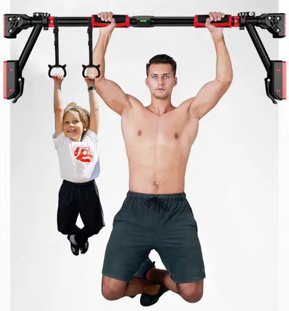 Double insurance Free punching Wall Horizontal bar Fitness Pull-up Door Horizontal Bar