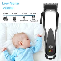 LED Display Hair Cutting Machine Professional Hair Trimmer Electric Hair Clipper Dual Use Barber Razor 2