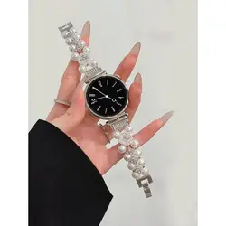 Elegant Diamond - Studded Pearl Strap - Premium Design - 22MM (CG - 2335)