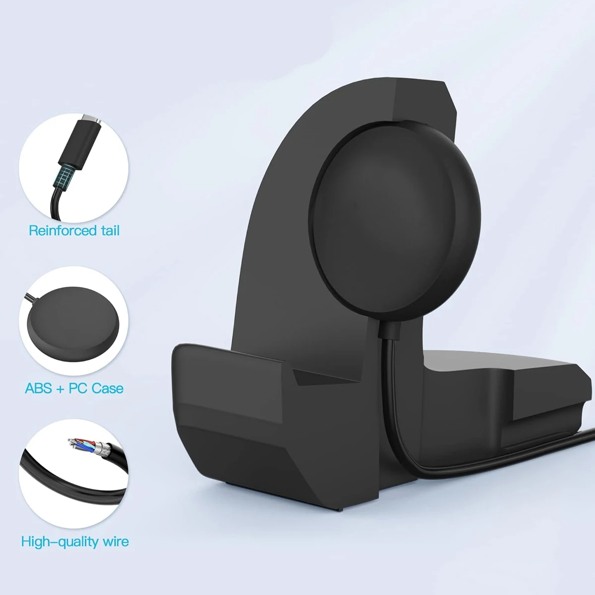 Soft Silicone Wireless Charging Stand for Google Pixel Watch Accessories