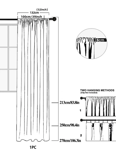 Tende Divisorie In Pizzo Europeo - Beige Vintage Con Bordo Ondulato, Stile Bohémien - Foto 3
