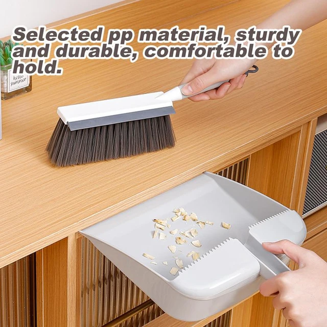 Desktop Mini Broom Set With Dustpan Keyboard Cleaning Brush Professional  Cleaning Tools Broom Accessories