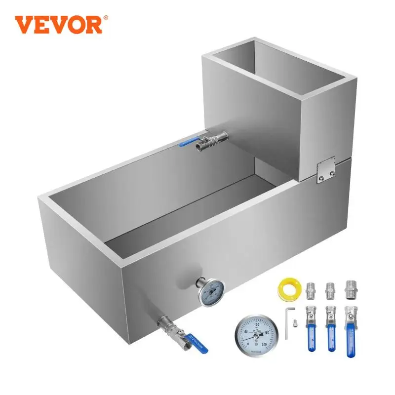 Multi-size/type Maple Syrup Boiling Pan Evaporator Equipment Stainless Steel w/ 3/4-Inch Valve/Outlet Professional Use