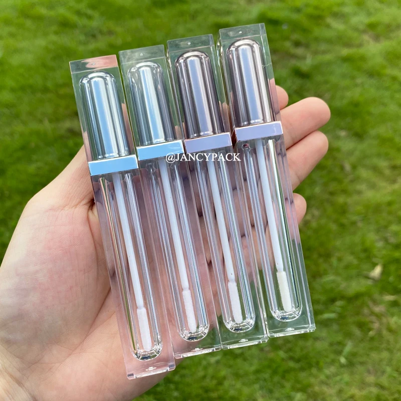 

Lipgloss Tubes Square Lip Gloss Bottles 7.5ML Lipblam Lipstick Tubes Lip Bottles rose gold DIY Lip Glaze Tube Wholesale