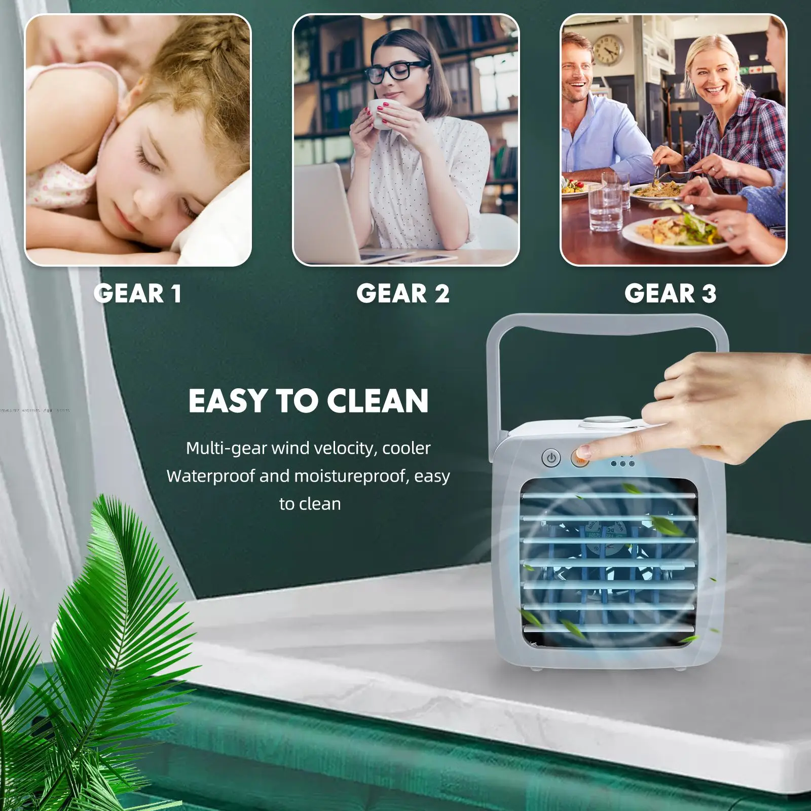 Portable Desktop Air Cooler Cooling Fan Small Conditioner Mini Fan Humidifier Usb Cooling Evaporative Air Cooler Portable
