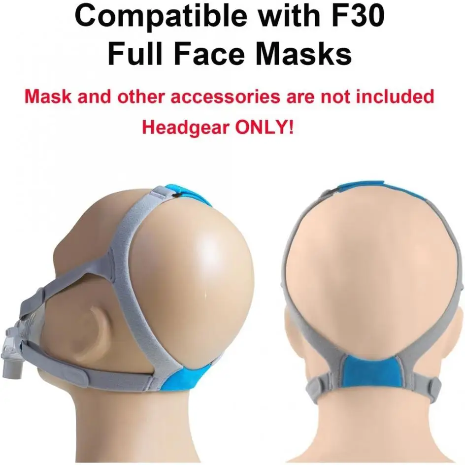 Description Picture 2 of itemCPAP Headgear Replacement Head Strap for Resmed Airfit F30 Full Mask Respirator Adjustable Home Use