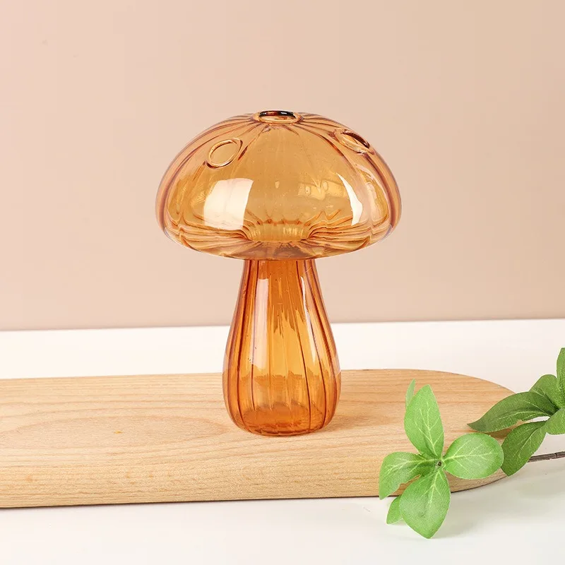 Mushroom Glass Flower Vase 4